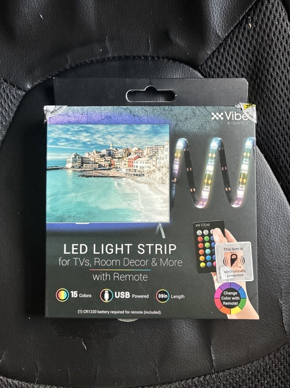 Vibe 39" LED Light Strip With Remote Control 15 Colors Change with Remote